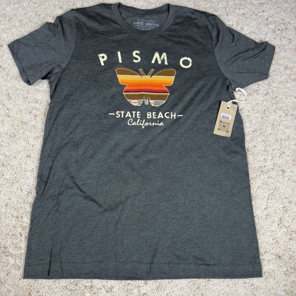 NWT ADKTD Lifestyle Pismo State Beach With Hand Cut And Sewn‎ Butterfly Med
